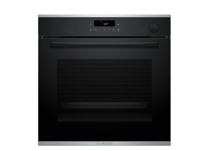 Series 4 Built-in oven with added steam function 60 x 60 cm Black