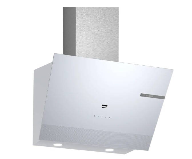 Serie 6 Duvar Tipi Davlumbaz 60 cm Beyaz Cam Yüzey, Beyaz