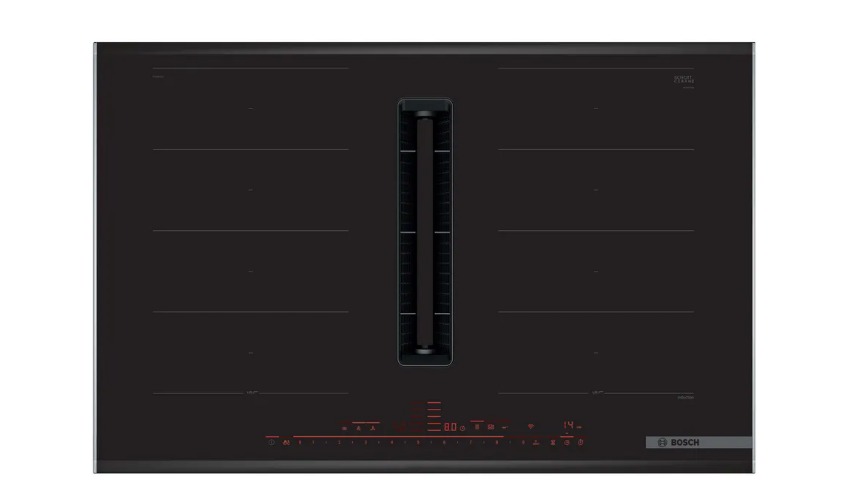 Serie 8 Davlumbaz Entegreli İndüksiyon Ocak,, 80 cm Çerçeveli Montaj