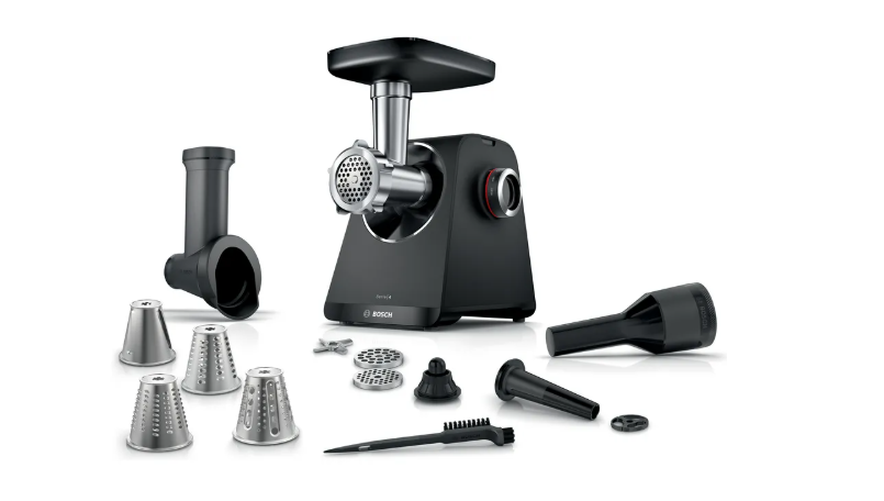 Serie 4 Gıda Kıyma Makinesi MultiPower 1900 W Siyah, Siyah