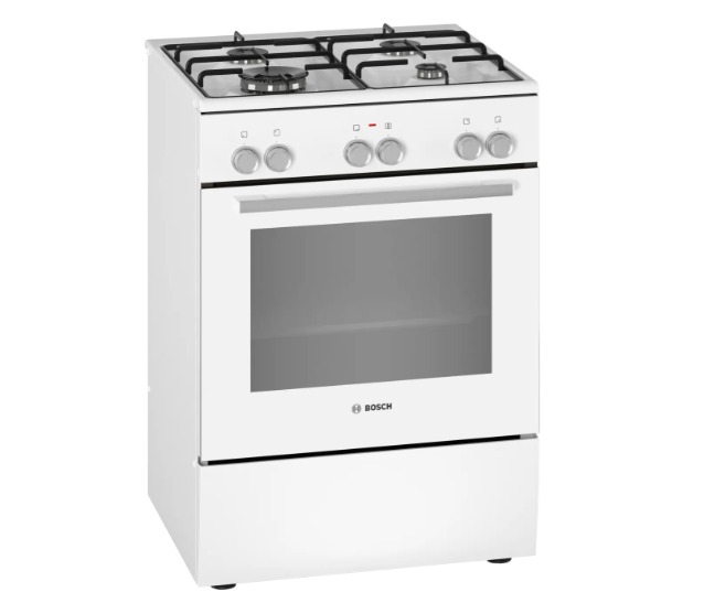Serie 4 Gazlı/Elektrikli Solo Fırın Beyaz